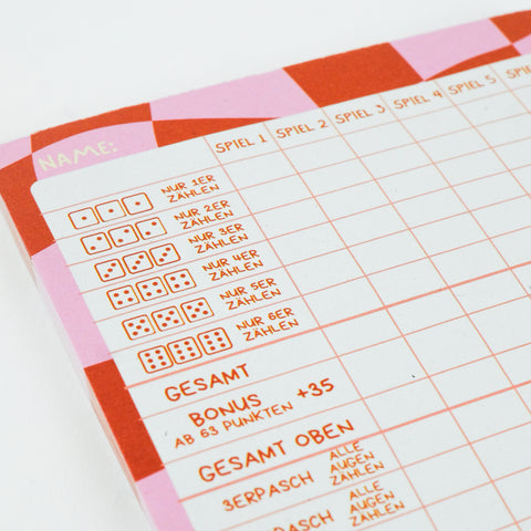 Würfelspiel-Set 'Rosa' Dicey Cologne