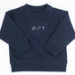 Babypullover 'Weck Worscht Woi' – dunkelblau Charles