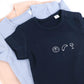 Babybody 'Weck Worscht Woi' – dunkelblau Charles