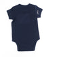 Babybody 'Weck Worscht Woi' – dunkelblau Charles