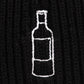 Beanie 'Weinflasche' – schwarz Charles