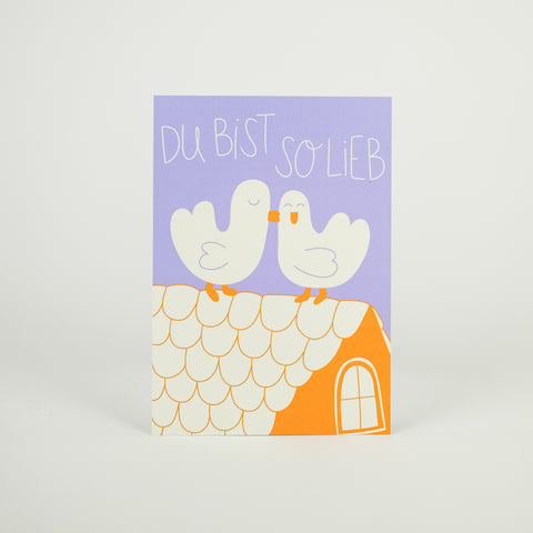 Postkarte 'Du bist so lieb' LIEBS.CO
