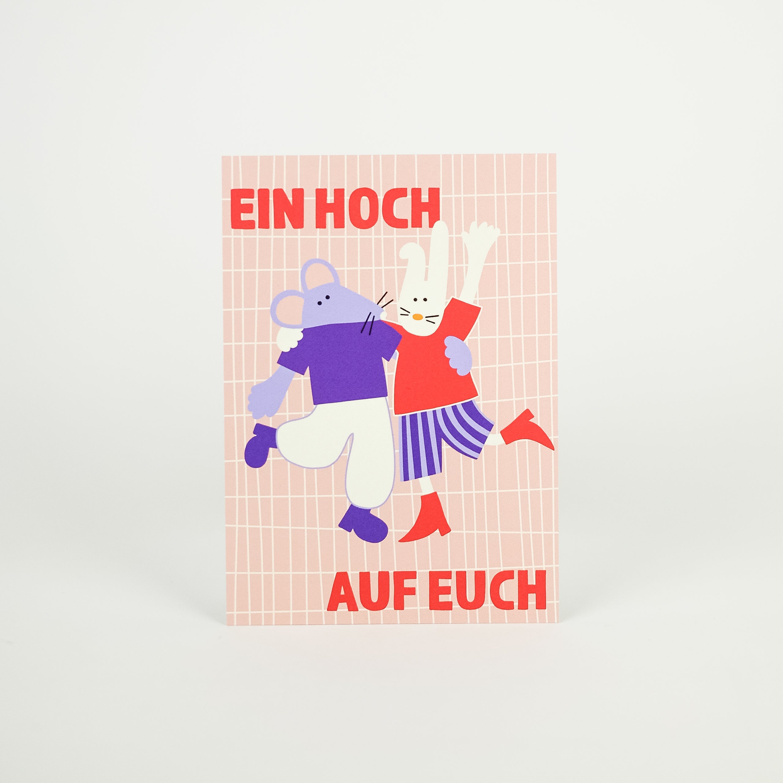 Postkarte 'Ein Hoch auf Euch' LIEBS.CO