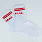 Tennissocken 'MAINZAAA' – weiß LIEBS.CO