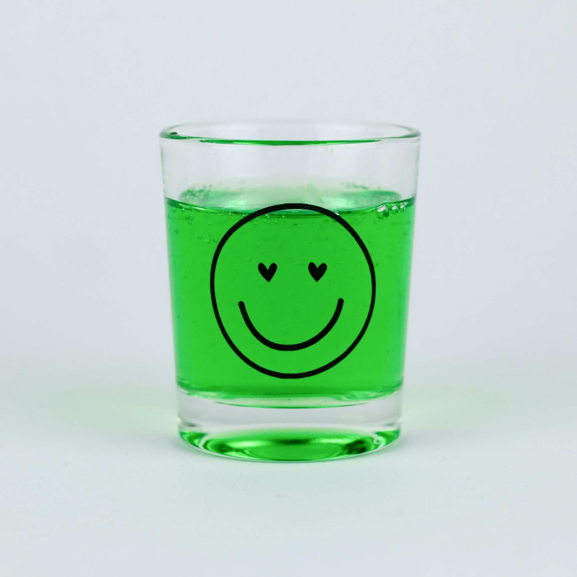 Schnapsglas 'Smiley' – Herzaugen LIEBS.CO