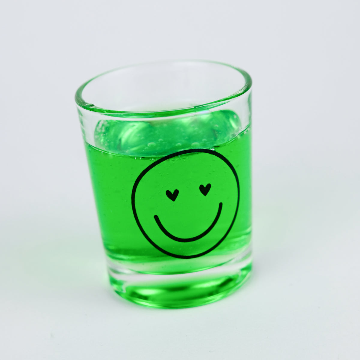 Schnapsglas 'Smiley' – Herzaugen LIEBS.CO