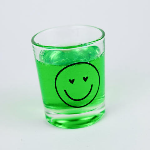 Schnapsglas 'Smiley' – Herzaugen LIEBS.CO