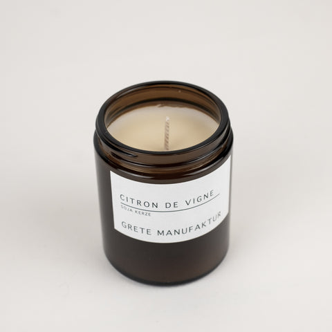 Kerze im Glas 'Citron de Vigne' Grete Manufaktur