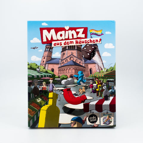 Spiel 'Mainz aus dem Häuschen' pinke distel