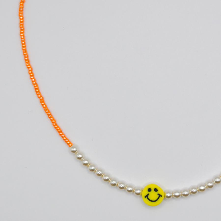 Smiley-Kette 'Apricot' – orange PinaPina
