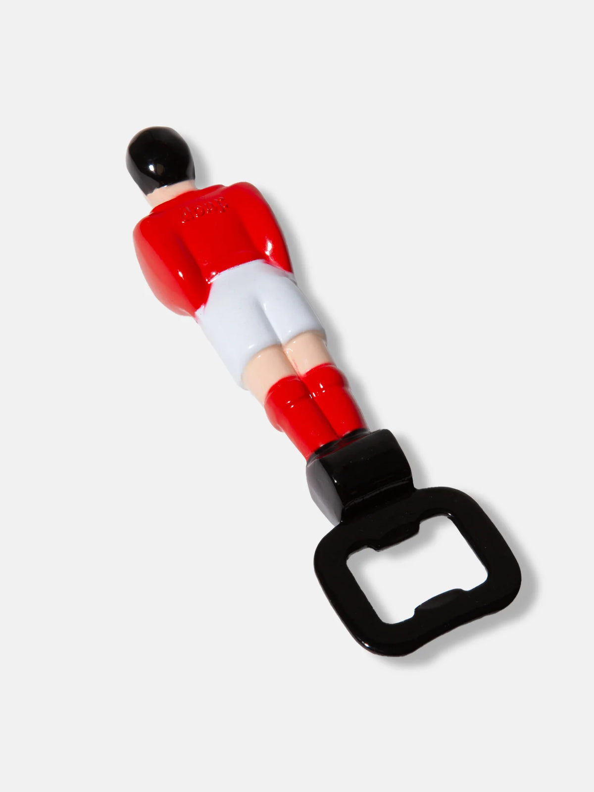 Flaschenöffner 'Fußballer' – rot/weiß DOIY
