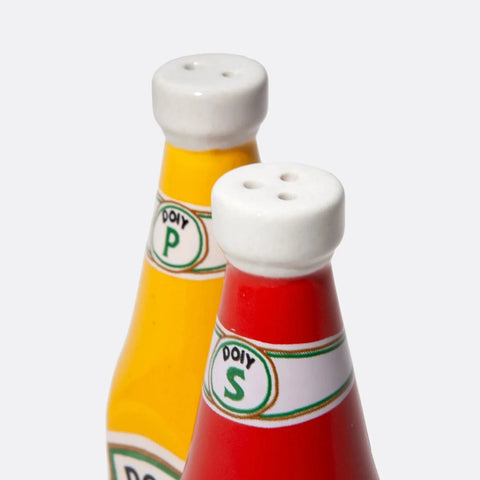 Salz- und Pfefferstreuer 'Ketchup & Senf'