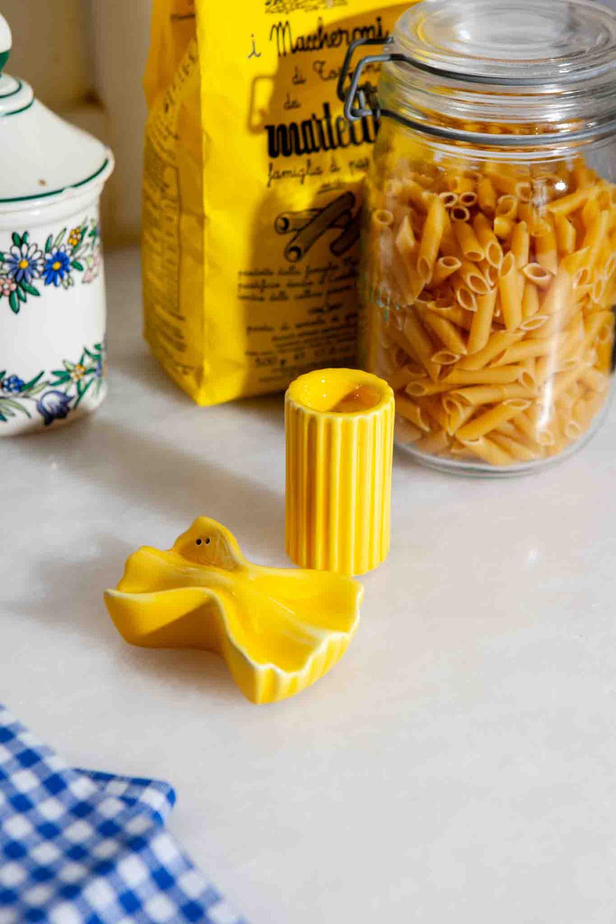 Salz- und Pfeffer-Streuer 'Farfalle & Macaroni' – Nudeln DOIY