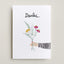Postkarte 'Danke' – Blumenstrauß