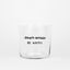 Glas 'Don't worry Be happy' – 350ml Yahya Studio