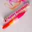 Dip Dye Kerze 'No Candle Like You' – Happy Birthday! rosa Pink Stories