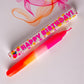 Dip Dye Kerze 'No Candle Like You' – Happy Birthday! rosa Pink Stories