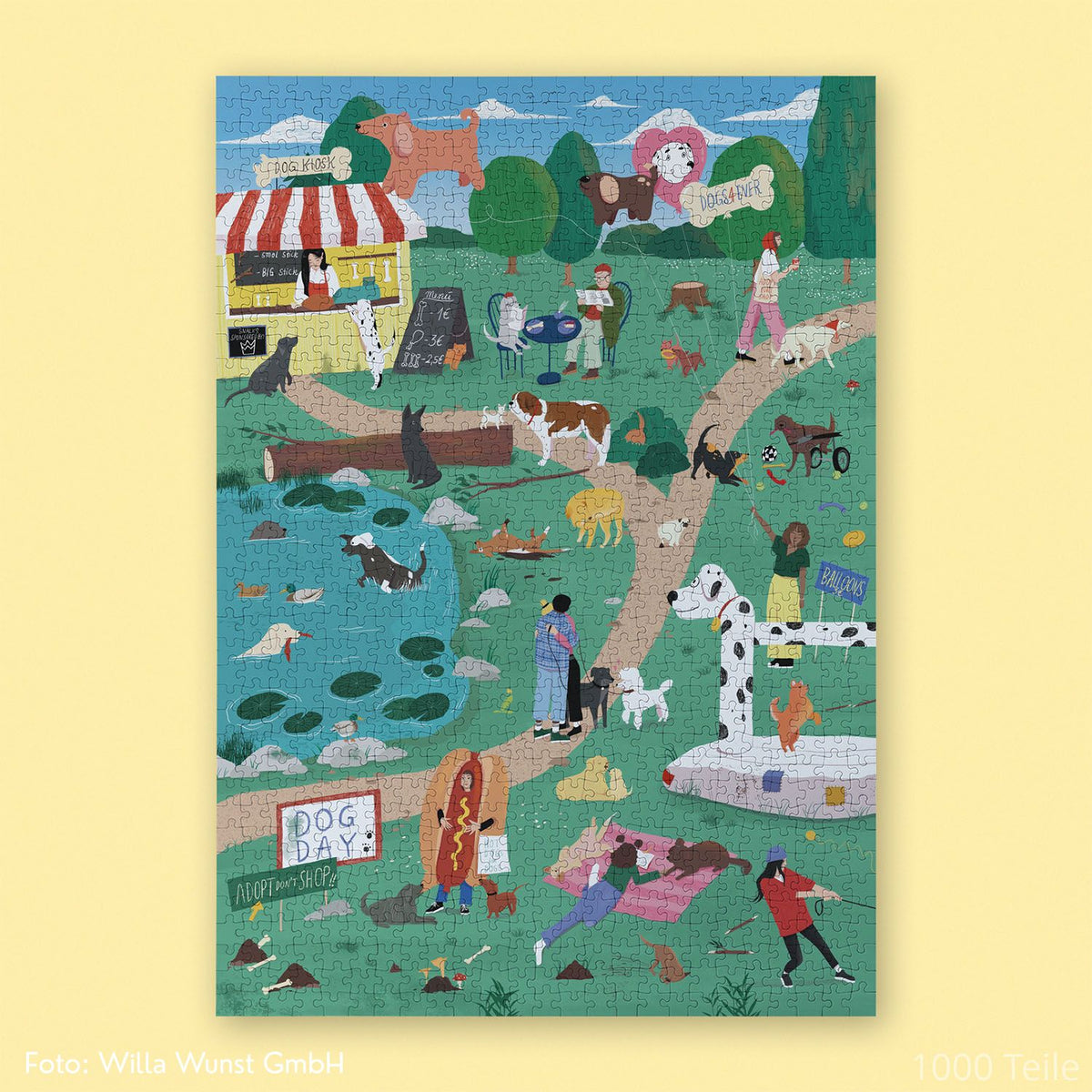 Puzzle 'Hundepark' Willa Wunst
