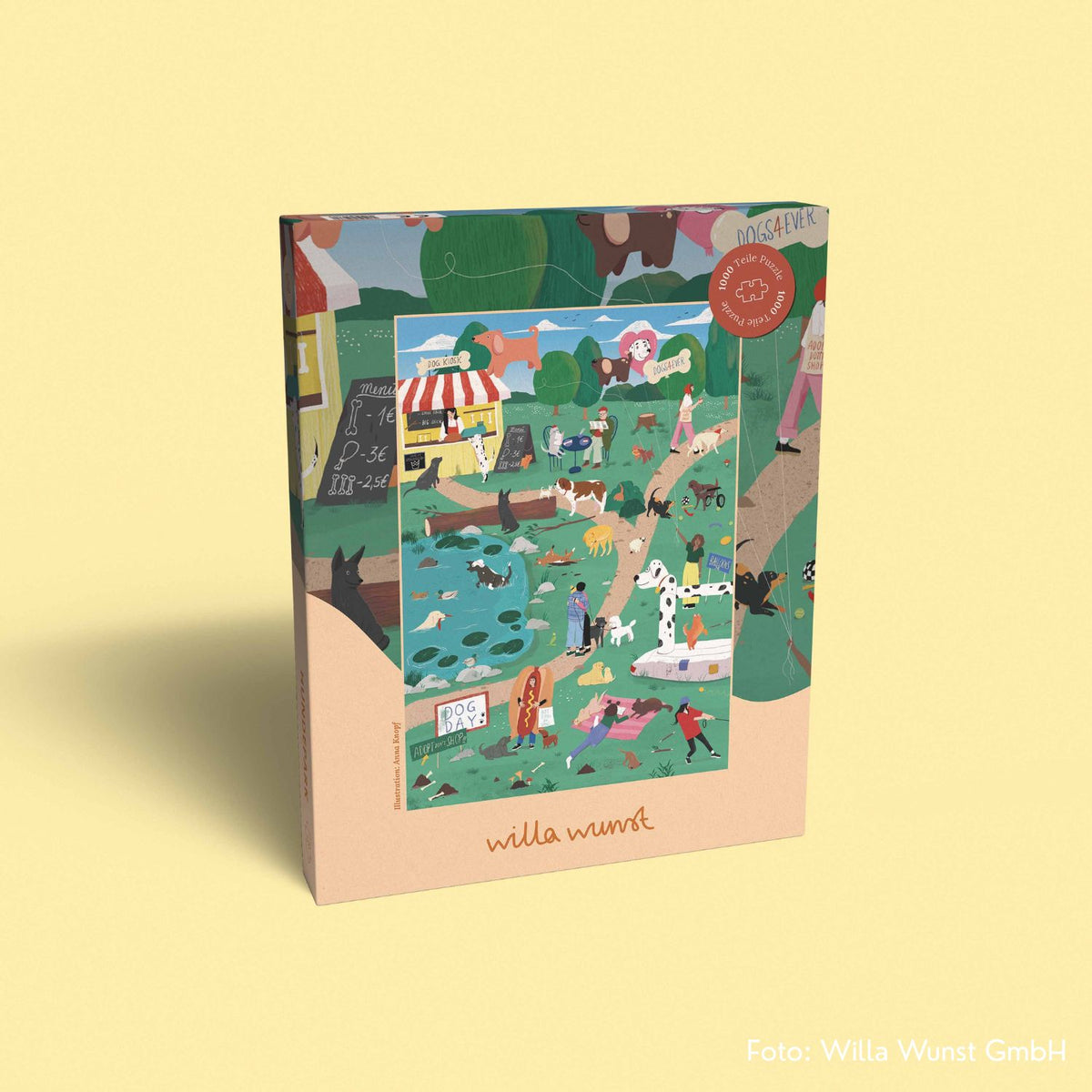 Puzzle 'Hundepark' Willa Wunst
