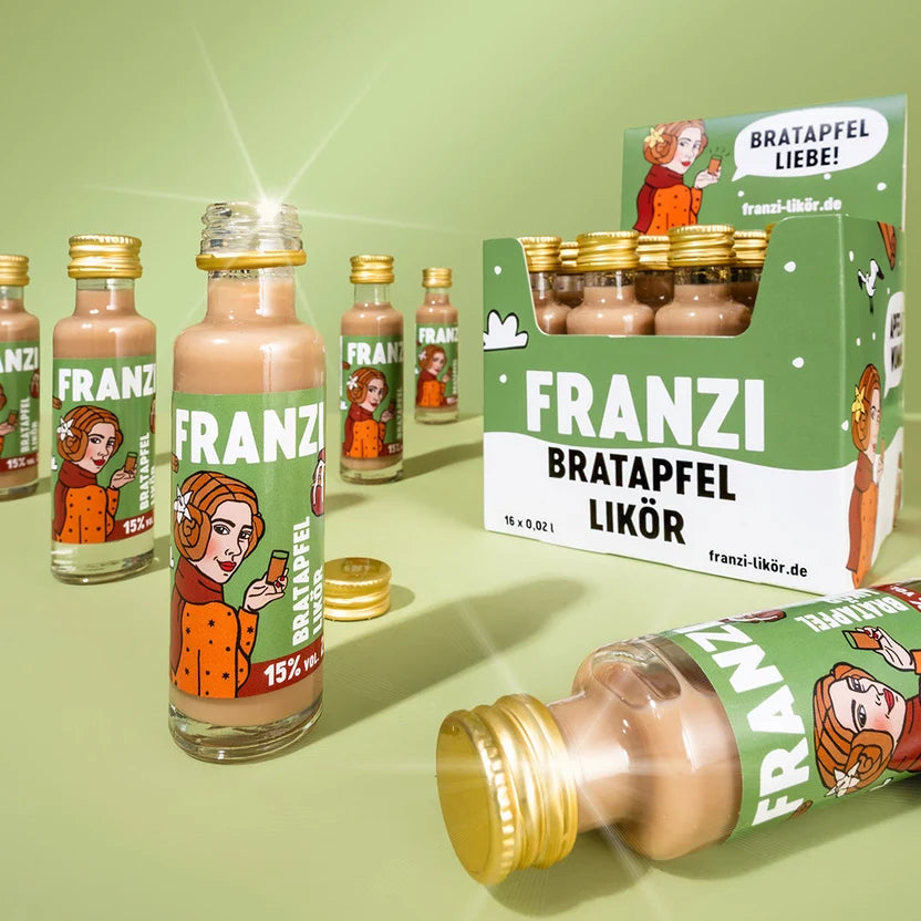 Bratapfellikör 'Franzi' 0.02l NORK