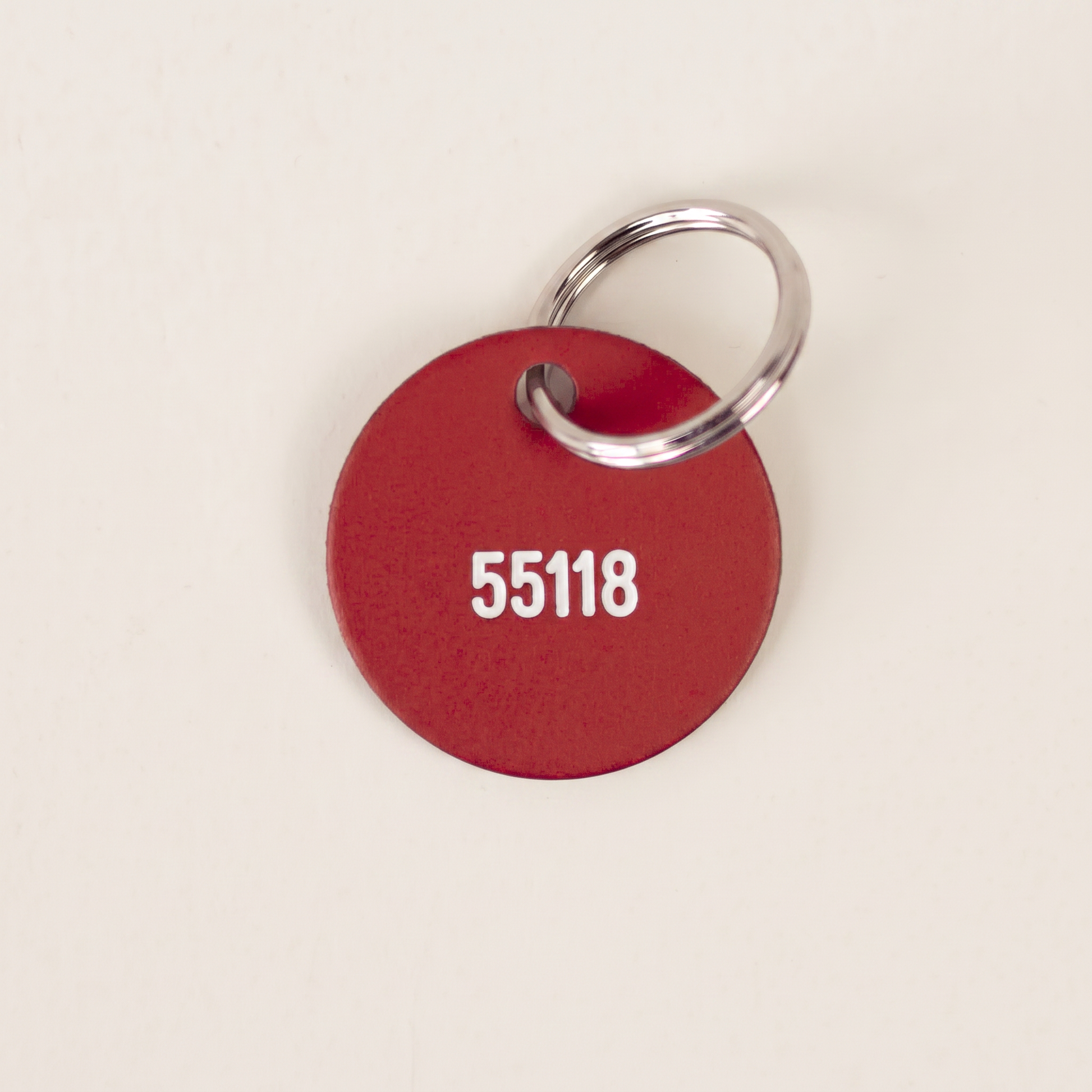 Schlüsselanhänger '55118' rot Familie von Quast
