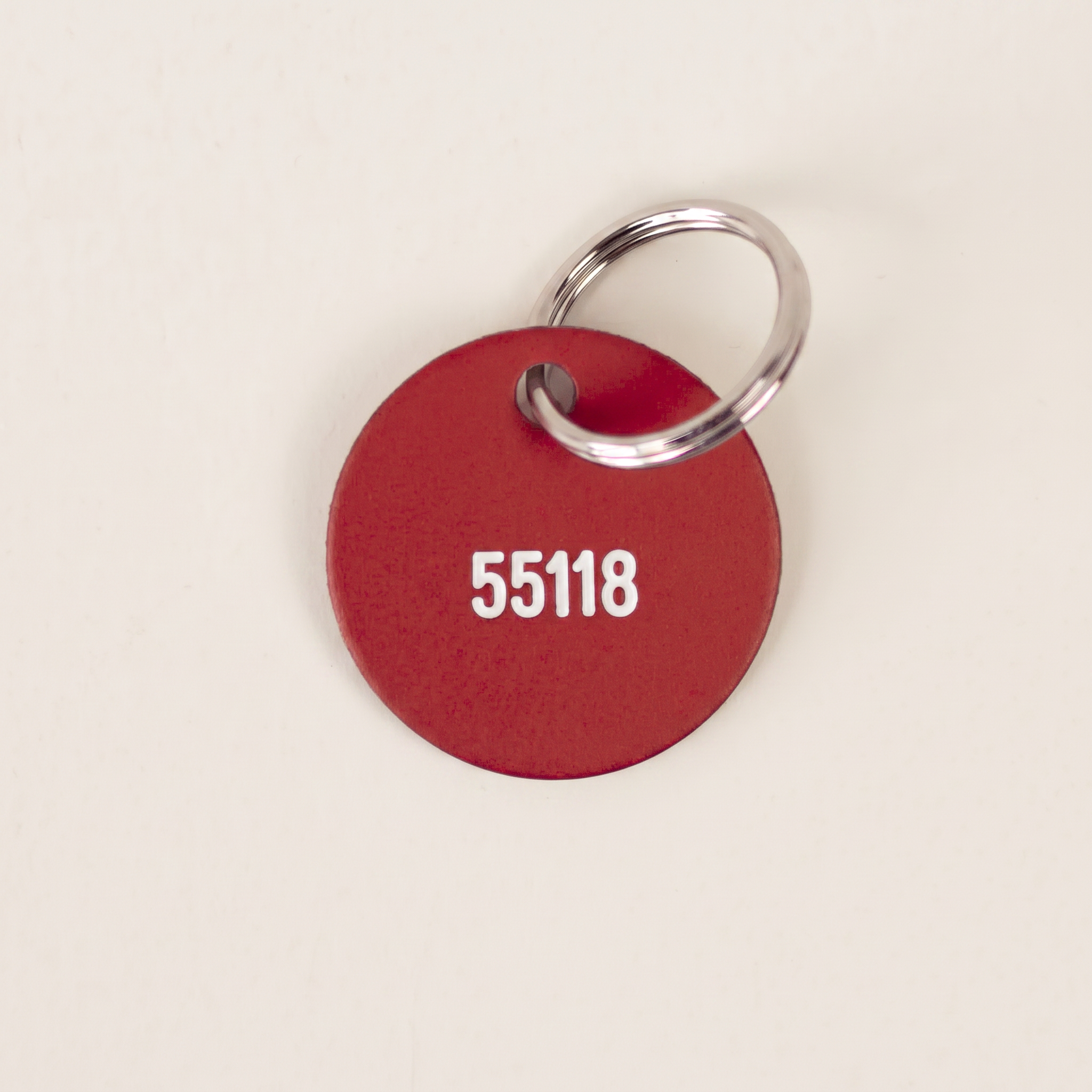 Schlüsselanhänger '55118' rot Familie von Quast