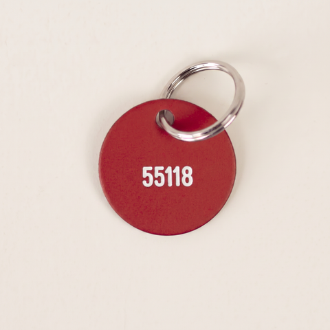 Schlüsselanhänger '55118' rot Familie von Quast