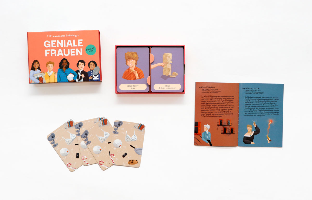 Memo-Spiel 'Geniale Frauen' Laurence King Verlag