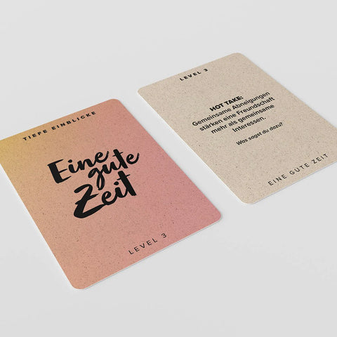 Gesprächskarten 'Eine gute Zeit' – Für Freunde Deine Zweisamkeit