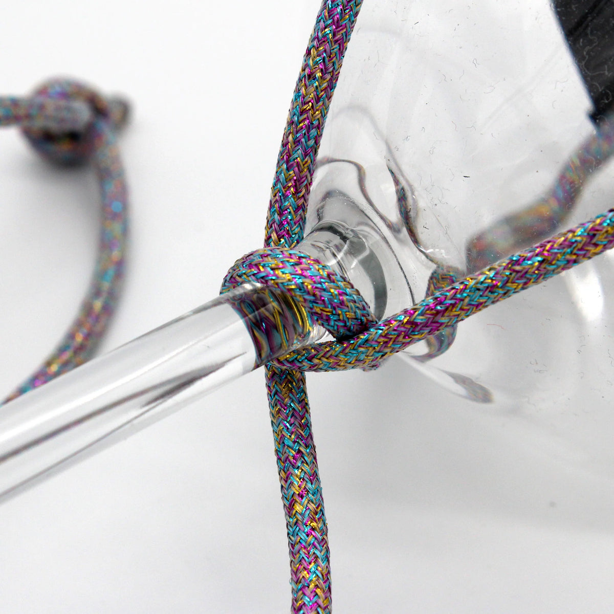 Weinglashalter 'Disco' – bunt metallic HängOver