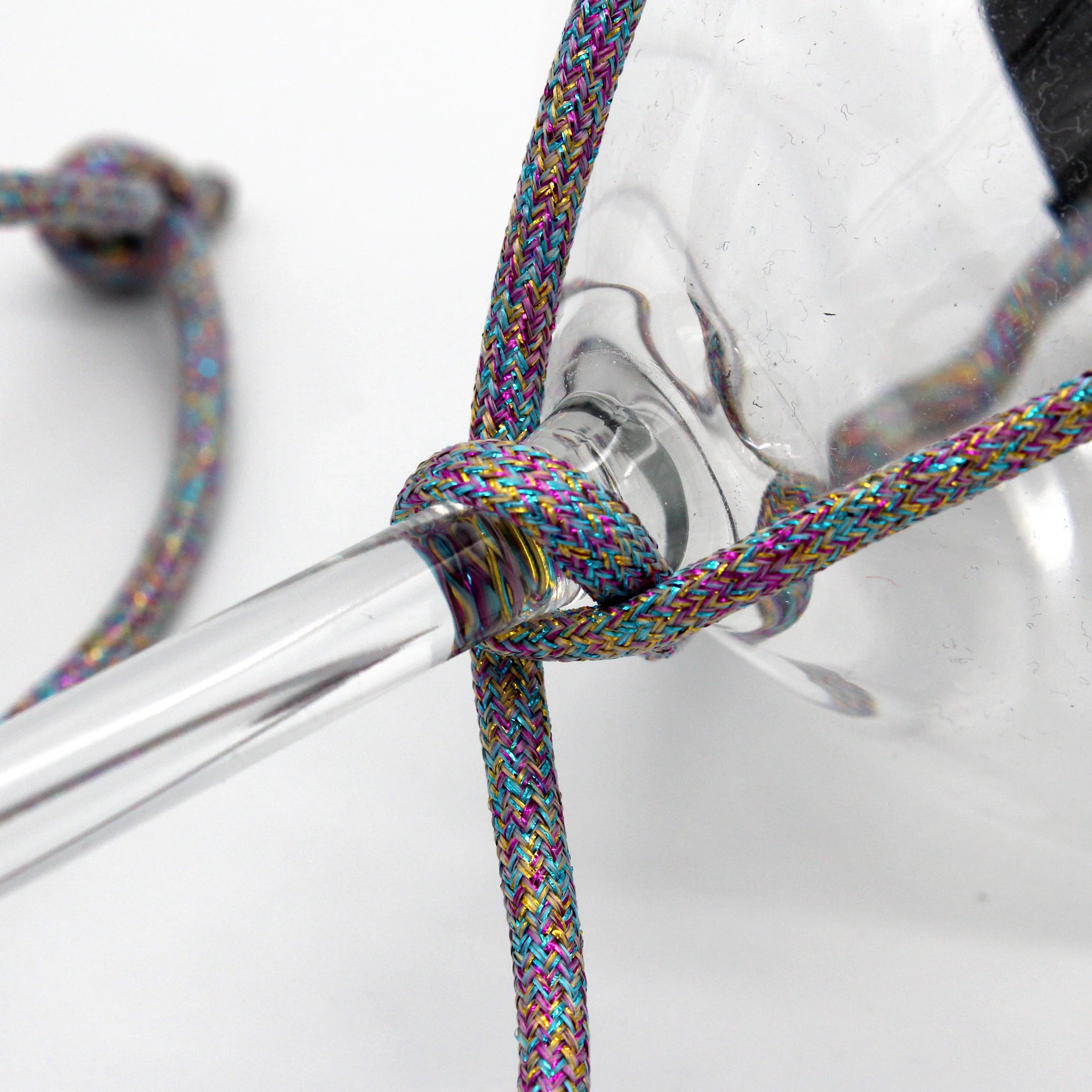 Weinglashalter 'Disco' – bunt metallic HängOver