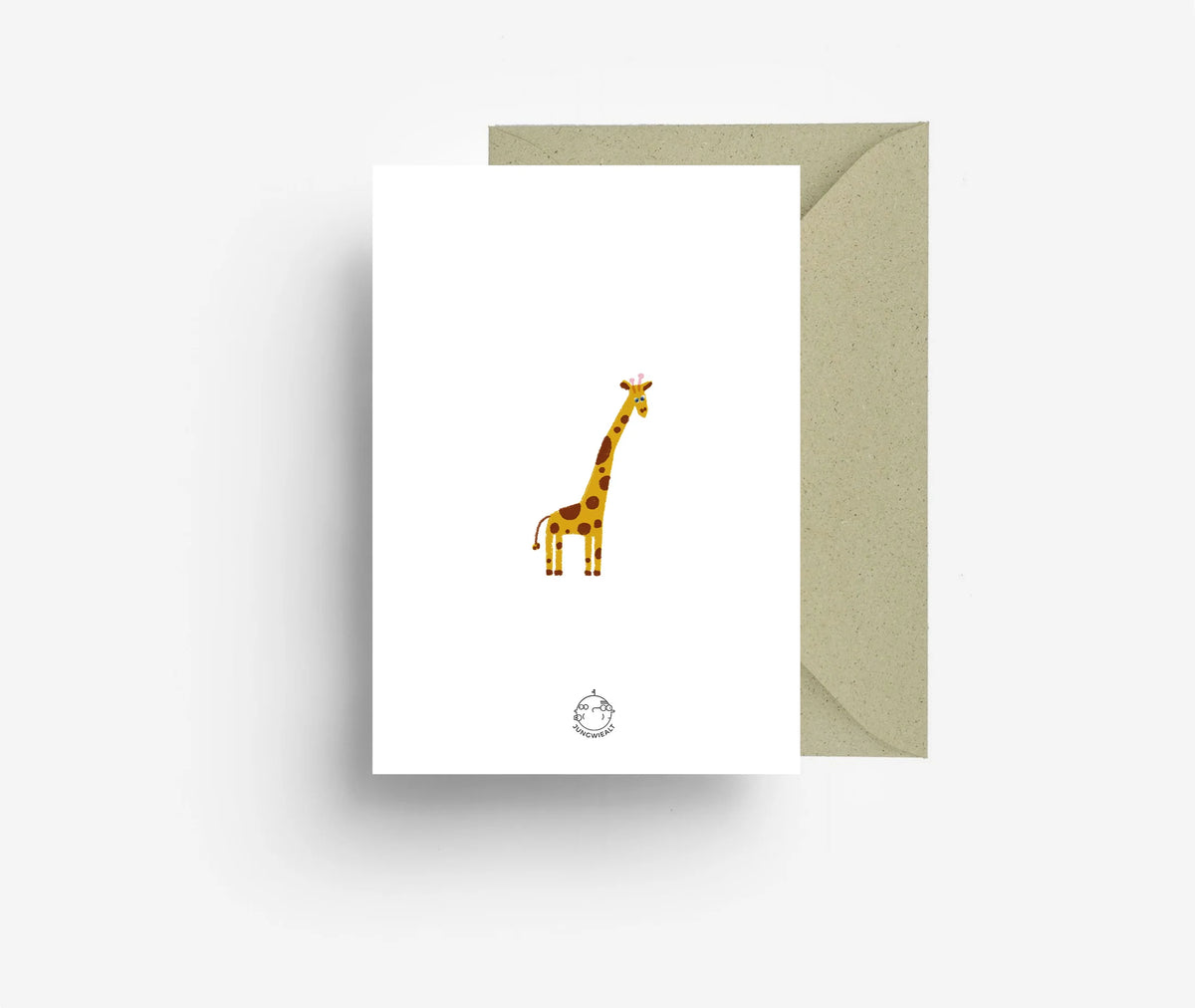 Klappkarte 'Hello little one' – Giraffe jungwiealt