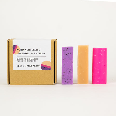 Seifen-Set 'Weihnachten' – Lavendel und Thymian Grete Manufaktur