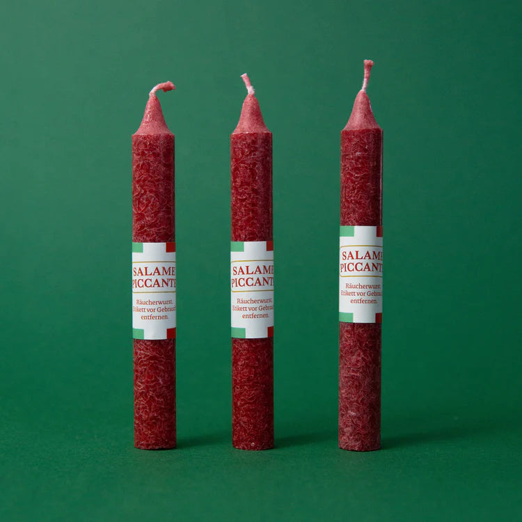 Kerze 'Räuchersalami' Viel Spass Studio