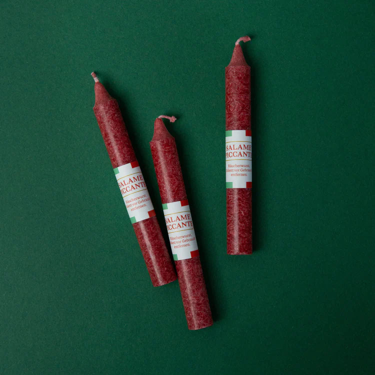 Kerze 'Räuchersalami' Viel Spass Studio