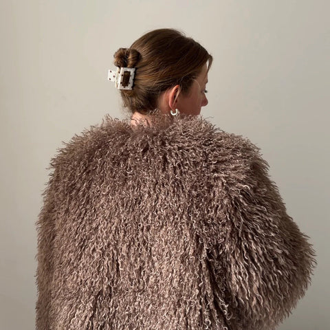 Haarklammer 'Josefin' – red polka dots Jona the Label