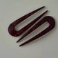 Hairpin 'U-Shape' – burgundy