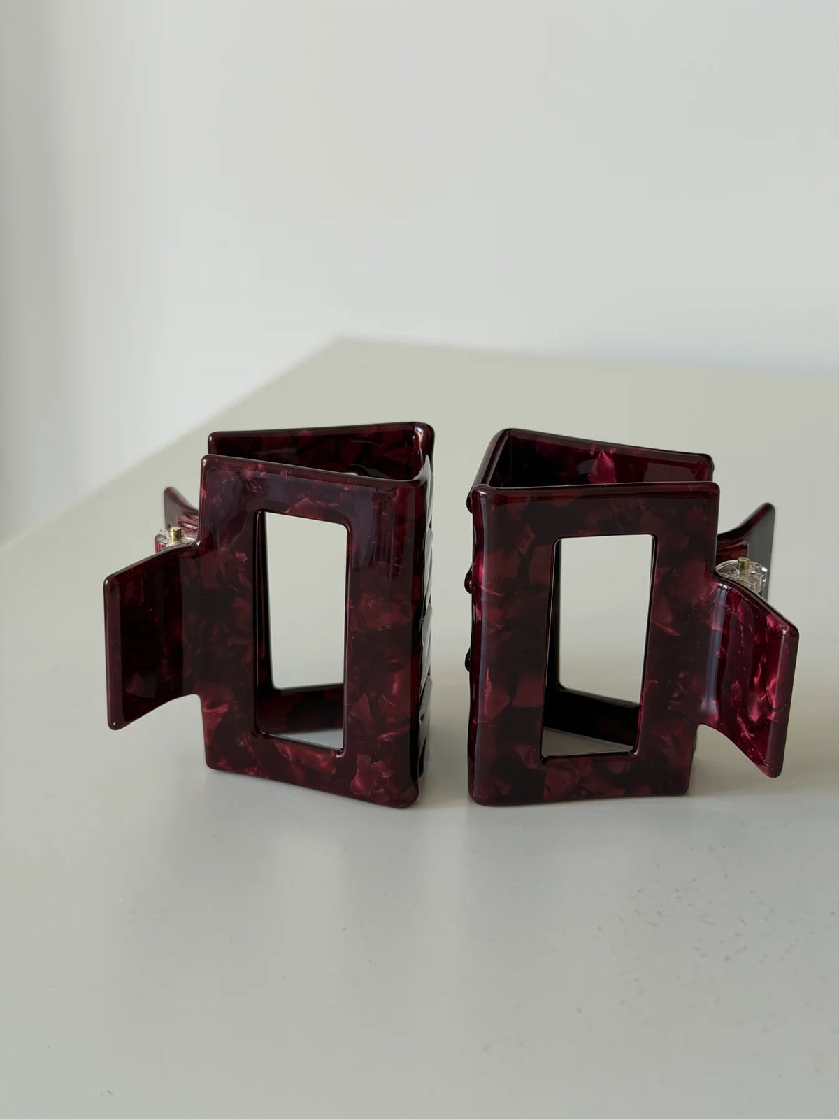 Haarklammer 'Josefin' – burgundy