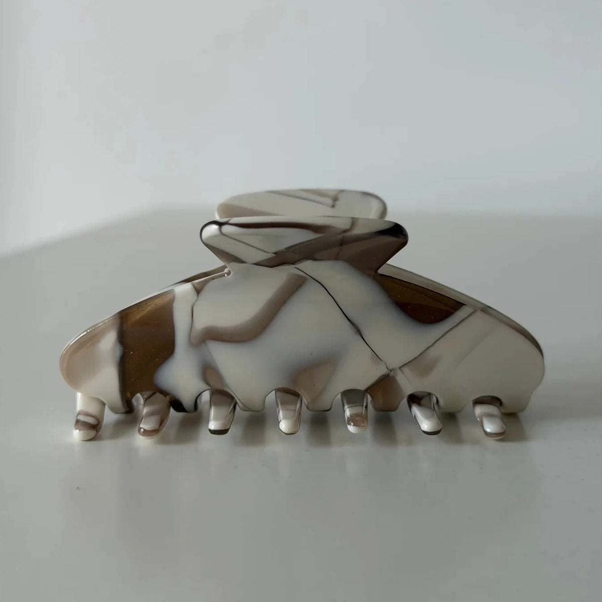 Haarklammer 'Line' – cappuccino