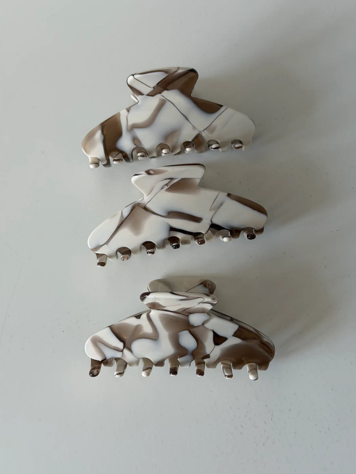 Haarklammer 'Line' – cappuccino