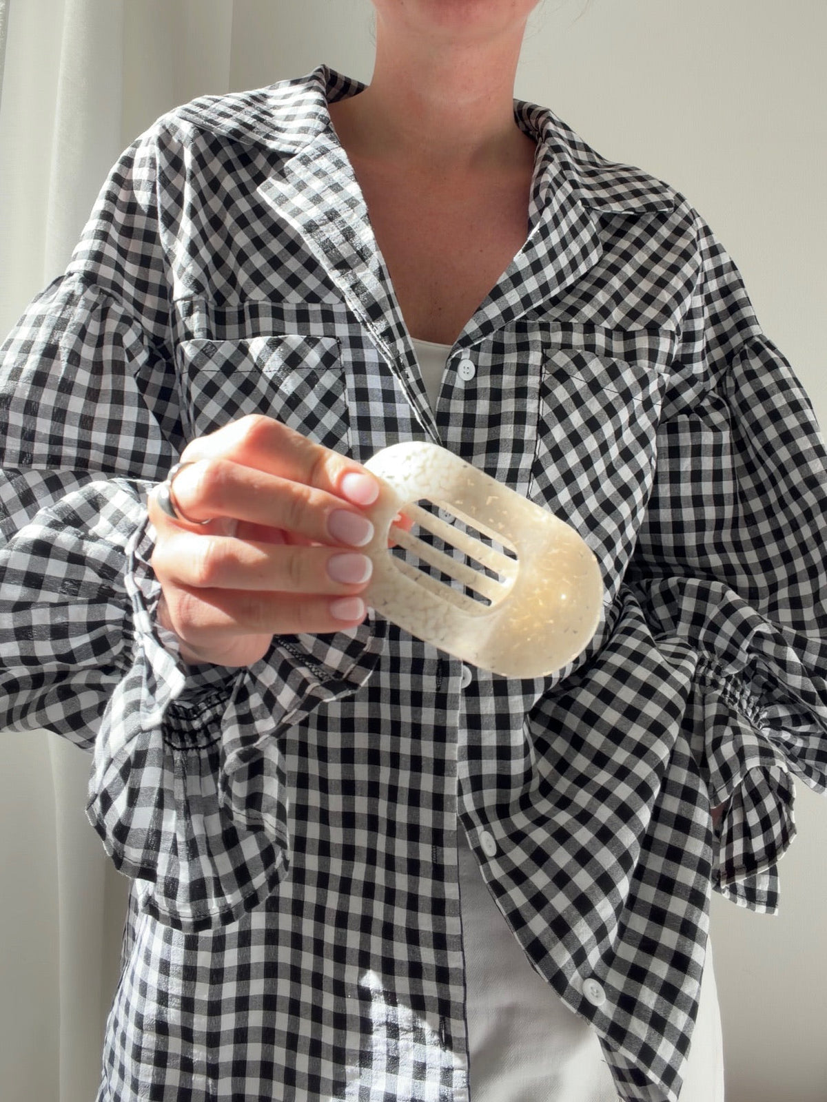 Haarklammer 'Flat Clip' – snowflake Jona the Label