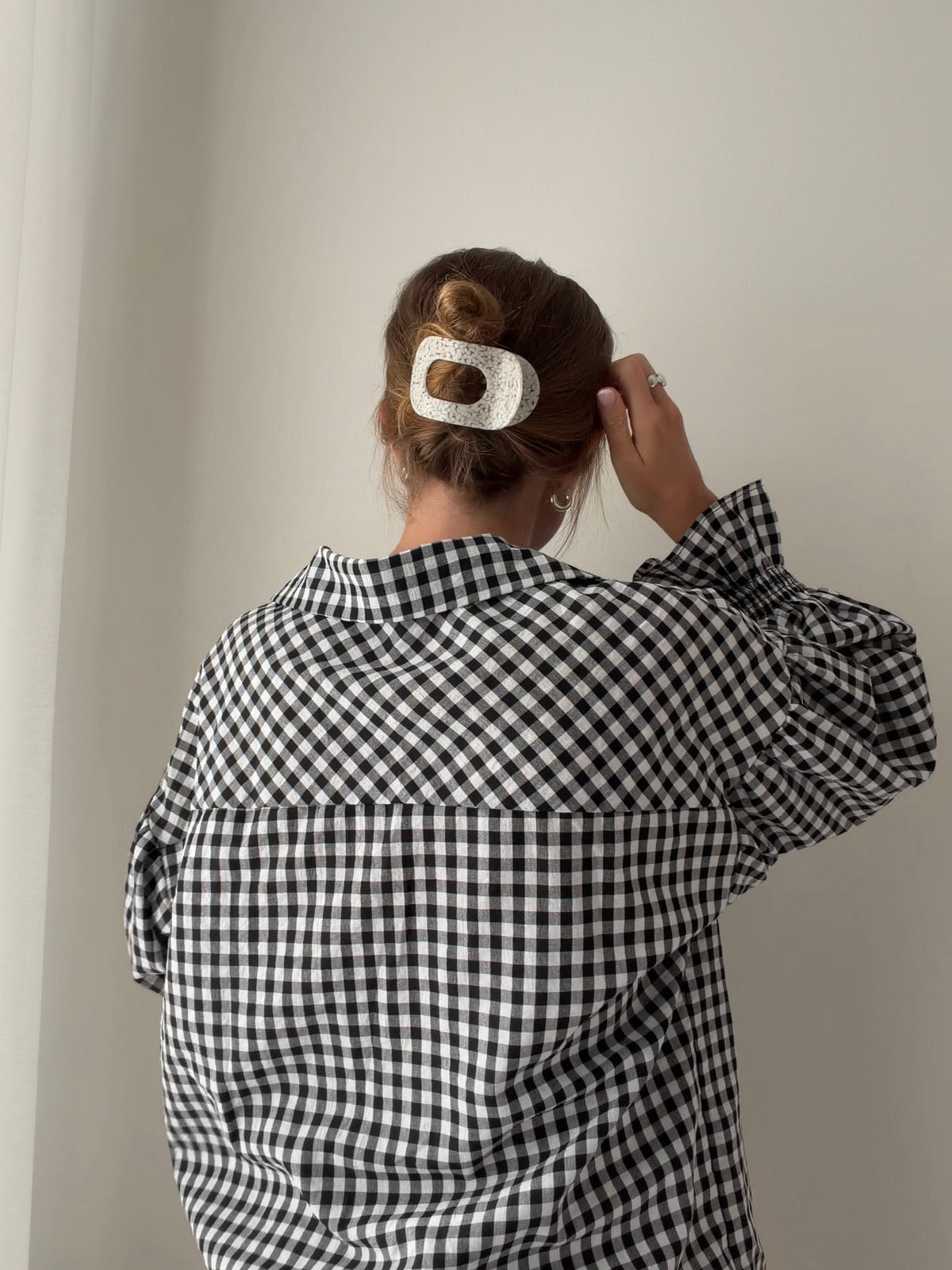 Haarklammer 'Flat Clip' – snowflake Jona the Label