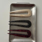 Hairpin 'U-Shape' – burgundy