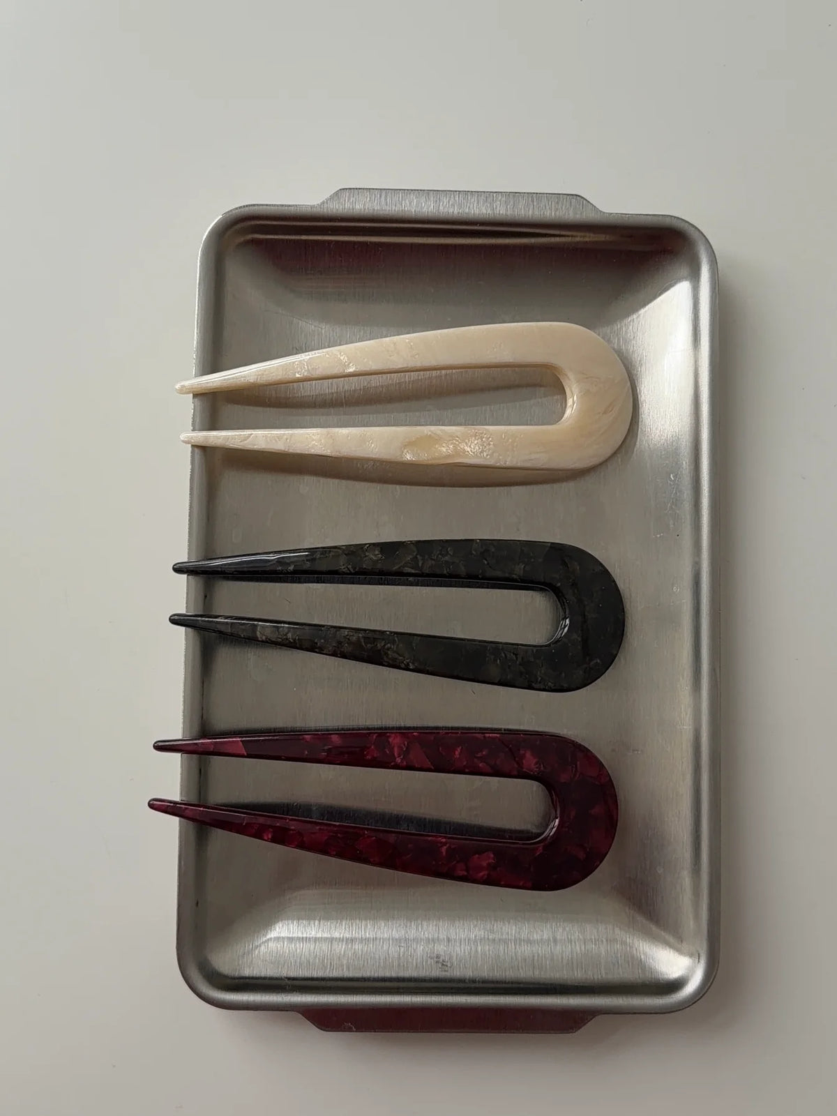 Hairpin 'U-Shape' – burgundy
