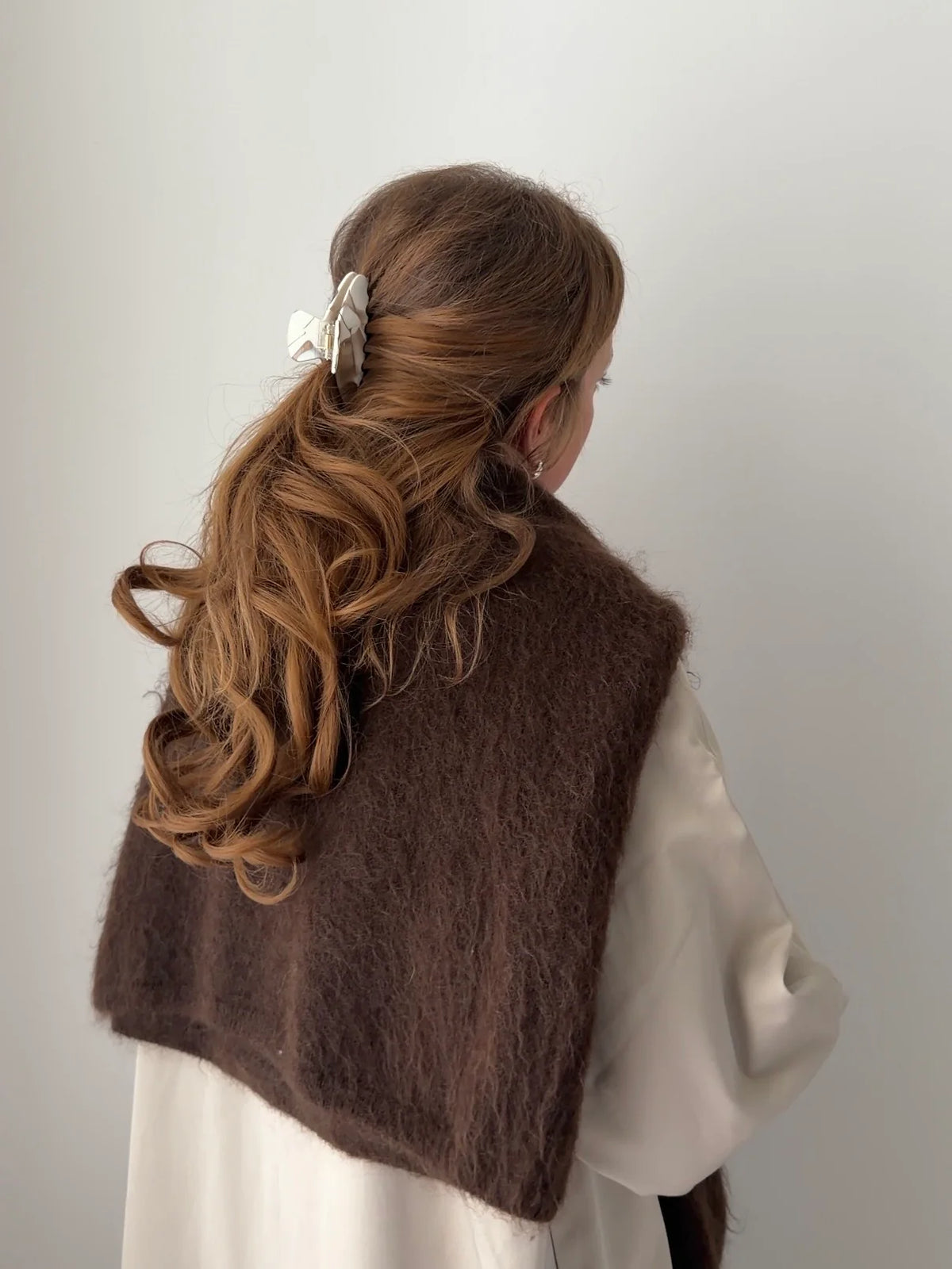 Haarklammer 'Line' – cappuccino