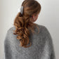 Haarklammer 'Line' – grey plaid