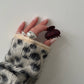 Haarklammer 'Emi' – burgundy