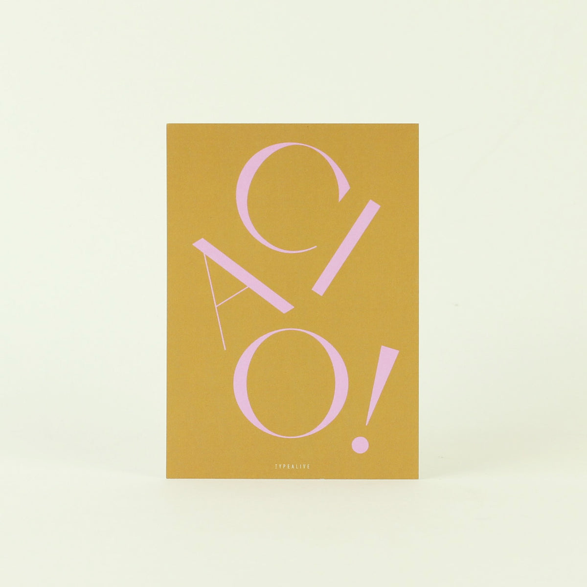 Postkarte 'Ciao' typealive