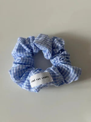 Everyday Scrunchies - blue gingham Jona the Label
