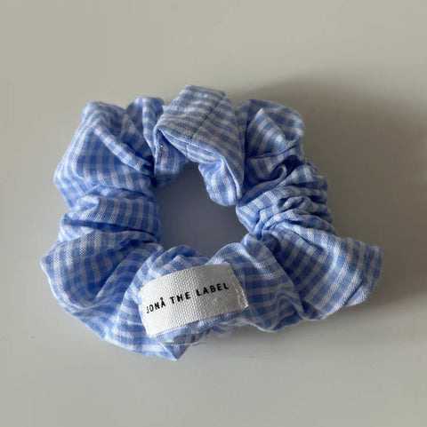 Everyday Scrunchies - blue gingham Jona the Label